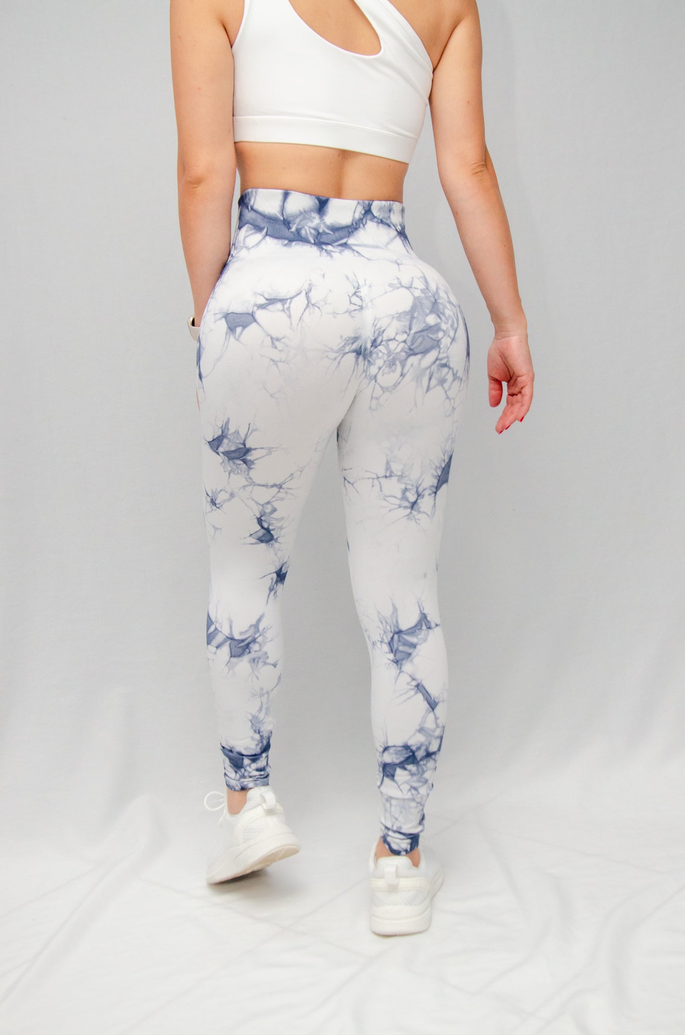 Floral White Legging