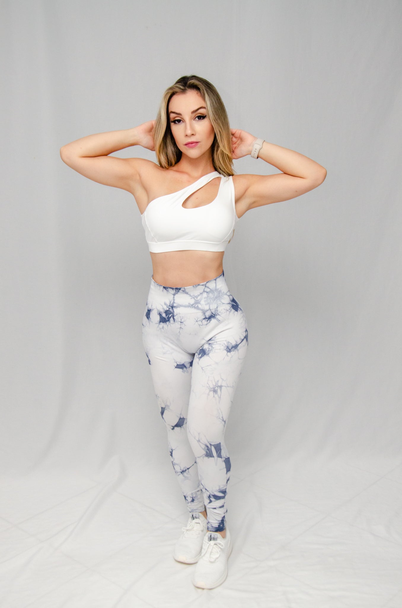 Floral White Legging