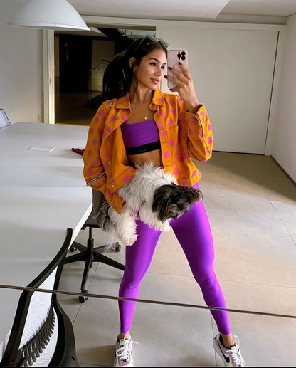 Legging Grape Fucshia GLOSSY™