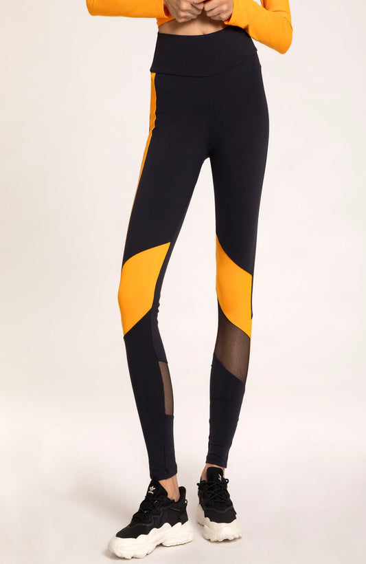 Power Leggings RioHug™ Neon Black